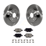 Rear Disc Brake Rotors Ceramic Pad Kit For 2018-2022 Buick Encore Chevrolet Trax