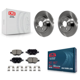 Rear Disc Brake Rotors Ceramic Pad Kit For 2018-2022 Buick Encore Chevrolet Trax