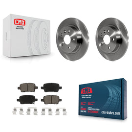 Rear Brake Rotor & Ceramic Pad Kit For Chevrolet Cruze With 268mm Diameter