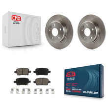 Charger l'image dans la galerie, Rear Disc Brake Rotors And Ceramic Pads Kit For Chevrolet Cruze Volt Bolt EV EUV