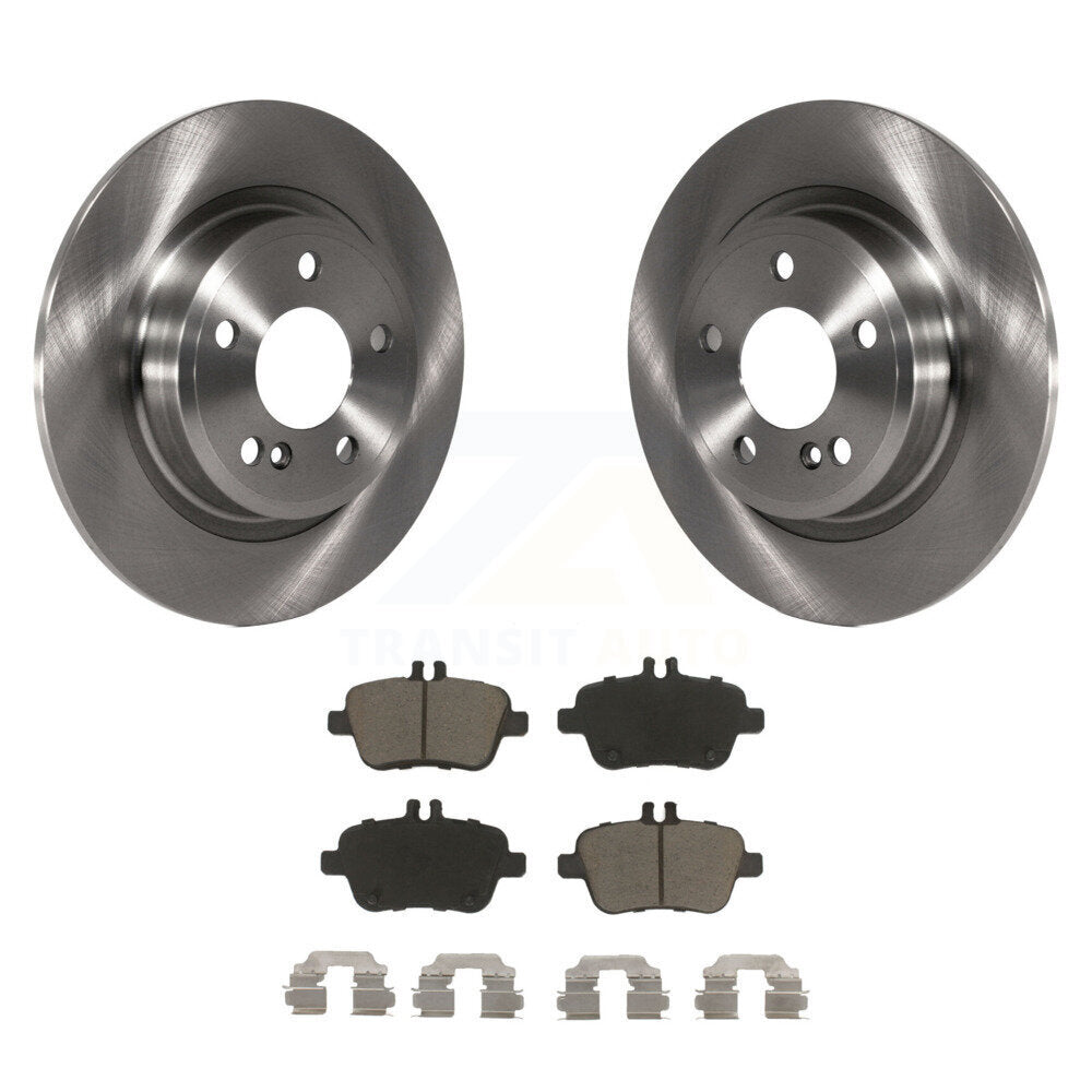 Rear Brake Rotor Ceramic Pad Kit For Mercedes-Benz GLA250 CLA250 INFINITI QX30 B