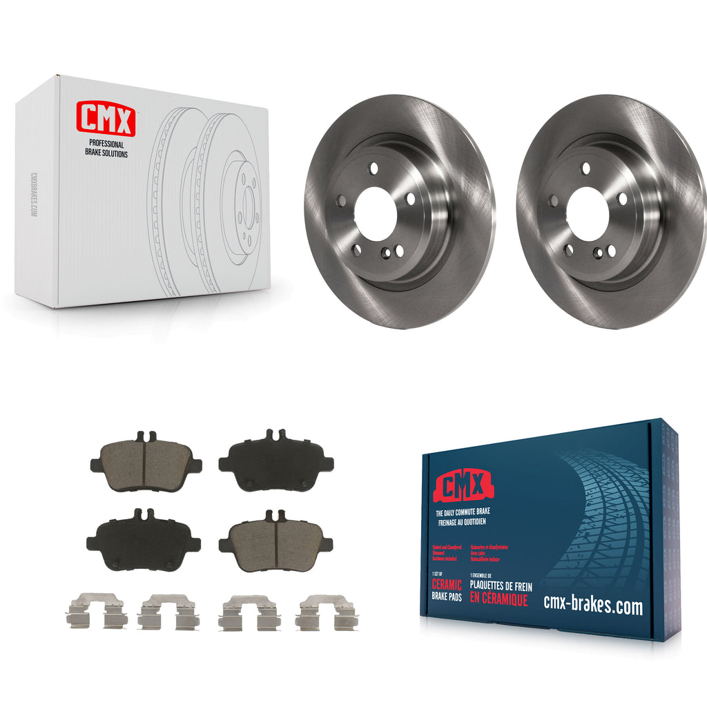 Rear Brake Rotor Ceramic Pad Kit For Mercedes-Benz GLA250 CLA250 INFINITI QX30 B