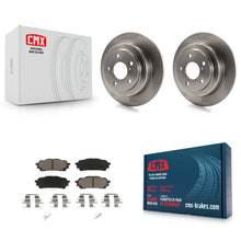 Charger l'image dans la galerie, Rear Disc Brake Rotors And Ceramic Pad Kit For Subaru Forester Impreza Saab 9-2X