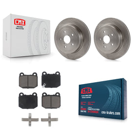 Rear Disc Brake Rotors And Ceramic Pads Kit For Subaru Impreza