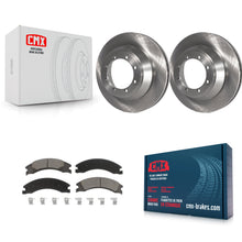 Charger l'image dans la galerie, [Rear] 09-10 Ford E-450 Super Duty DIESEL engine Premium OE Brake Rotors &amp; Ceramic Pads Kit For Max Braking