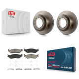Rear Brake Rotor & Ceramic Pad Kit For Ford F59 F-550 Super Duty F-450 F-53 F-59