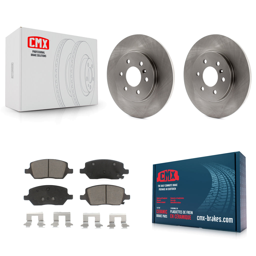 Rear Brake Rotors & Ceramic Pad Kit For Chevrolet Uplander Pontiac Montana Buick