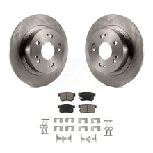 Charger l&#39;image dans la galerie, Rear Disc Brake Rotors And Ceramic Pads Kit For Honda Accord Acura ILX