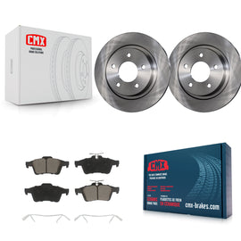 Rear Disc Brake Rotors And Ceramic Pads Kit For Mazda 3 Sport
