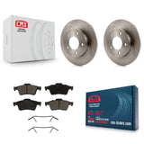 [Rear] 2004-2005 Mazda 3 2.0L Premium OE Brake Rotors & Ceramic Pads Kit For Max Braking