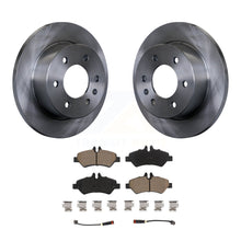 Charger l&#39;image dans la galerie, Rear Disc Brake Rotor Ceramic Pad Kit For Sprinter 2500 Mercedes-Benz Dodge 3500