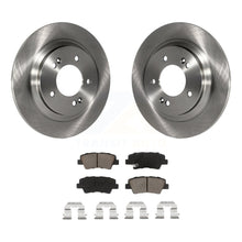 Charger l&#39;image dans la galerie, Rear Disc Brake Rotors And Ceramic Pad Kit For Kia Optima Hyundai Sonata Soul EV