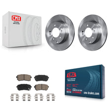 Load image into Gallery viewer, Rear Disc Brake Rotors And Ceramic Pads Kit For Hyundai Sonata Kia Optima
