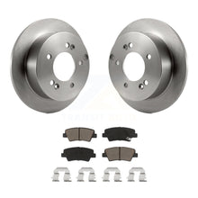 Charger l&#39;image dans la galerie, Rear Disc Brake Rotors And Ceramic Pads Kit For Hyundai Sonata 2.4L