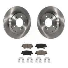 Charger l&#39;image dans la galerie, Rear Disc Brake Rotors And Ceramic Pads Kit For Hyundai Sonata Azera