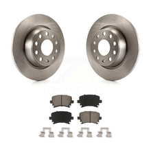 Charger l&#39;image dans la galerie, Rear Brake Rotors Ceramic Pad Kit For Volkswagen Tiguan CC Jetta Audi Passat GTI