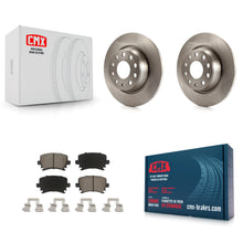Load image into Gallery viewer, Rear Brake Rotors Ceramic Pad Kit For Volkswagen Tiguan CC Jetta Audi Passat GTI