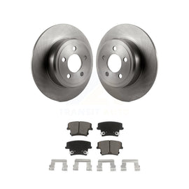 Rear Disc Brake Rotors Ceramic Pad Kit For Dodge Charger Chrysler 300 Challenger