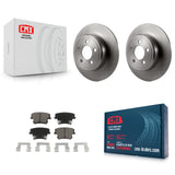 Rear Disc Brake Rotors Ceramic Pad Kit For Dodge Charger Chrysler 300 Challenger