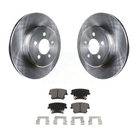 Rear Disc Brake Rotors Ceramic Pad Kit For Dodge Charger Chrysler 300 Challenger