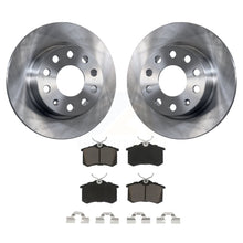 Charger l&#39;image dans la galerie, Rear Brake Rotors Ceramic Pad Kit For Volkswagen Jetta With 253mm Diameter Rotor