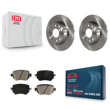 Load image into Gallery viewer, Rear Disc Brake Rotors Ceramic Pad Kit For Volkswagen Passat GTI Golf SportWagen