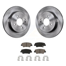 Load image into Gallery viewer, Rear Disc Brake Rotors And Ceramic Pads Kit For 2011 Hyundai Accent