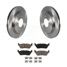 Rear Brake Rotor And Ceramic Pad Kit For Ford F-150 Expedition Lincoln Navigator