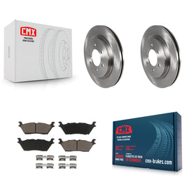 Rear Brake Rotor And Ceramic Pad Kit For Ford F-150 Expedition Lincoln Navigator