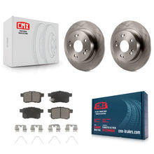 Load image into Gallery viewer, Rear Disc Brake Rotors And Ceramic Pads Kit For Honda Accord Acura TSX