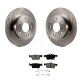 Rear Disc Brake Rotors And Ceramic Pads Kit For 2018-2022 Honda Accord