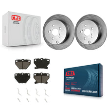 Charger l'image dans la galerie, Rear Brake Rotor &amp; Ceramic Pad Kit For Toyota Corolla Matrix Pontiac Vibe Celica