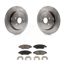 Charger l&#39;image dans la galerie, Rear Disc Brake Rotors And Ceramic Pads Kit For Cadillac CTS