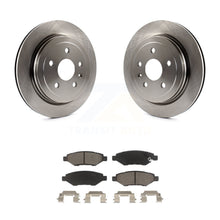 Charger l&#39;image dans la galerie, Rear Disc Brake Rotors And Ceramic Pads Kit For Chevrolet Camaro Cadillac CTS