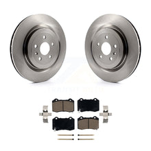 Load image into Gallery viewer, Rear Disc Brake Rotors And Ceramic Pads Kit For Chevrolet Camaro Cadillac CTS