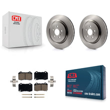 Load image into Gallery viewer, Rear Disc Brake Rotors And Ceramic Pads Kit For Chevrolet Camaro Cadillac CTS