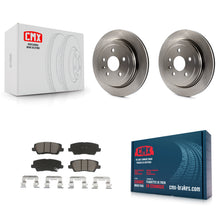 Charger l'image dans la galerie, Rear Disc Brake Rotors And Ceramic Pads Kit For Cadillac CTS