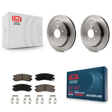 Load image into Gallery viewer, [Rear] 03-04 Cadillac Seville With Vented Rotor Premium OE Brake Rotors &amp; Ceramic Pads Kit For Max Braking