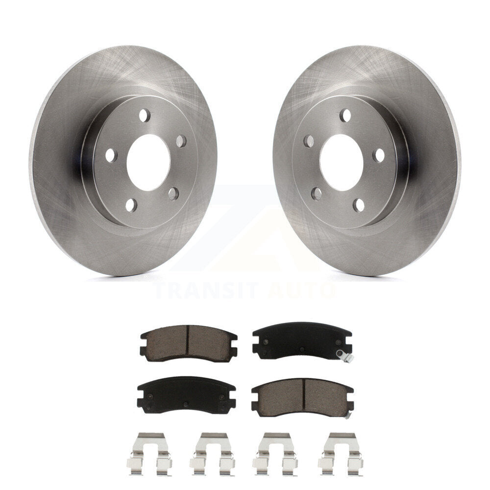 Rear Brake Rotors Ceramic Pad Kit For Cadillac DeVille Buick Park Avenue Seville