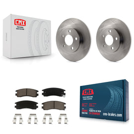 Rear Brake Rotors Ceramic Pad Kit For Cadillac DeVille Buick Park Avenue Seville