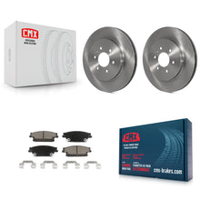 Charger l'image dans la galerie, Rear Disc Brake Rotors And Ceramic Pads Kit For Cadillac SRX