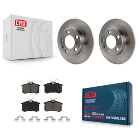 [Rear] 2007-2010 Volkswagen Beetle Premium OE Brake Rotors & Ceramic Pads Kit For Max Braking
