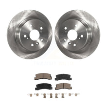 Charger l&#39;image dans la galerie, Rear Disc Brake Rotors And Ceramic Pads Kit For 1999-2003 Lexus RX300 AWD