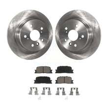 Charger l&#39;image dans la galerie, Rear Disc Brake Rotors And Ceramic Pads Kit For 2001-2003 Toyota Highlander AWD