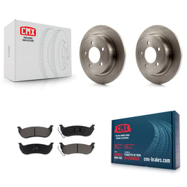 [Rear] 2004-2008 Chrysler Pacifica Premium OE Brake Rotors & Ceramic Pads Kit For Max Braking