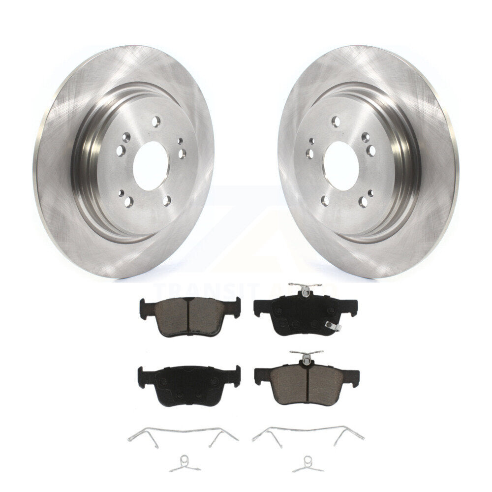 Rear Disc Brake Rotors And Ceramic Pads Kit For 2019-2022 Acura RDX