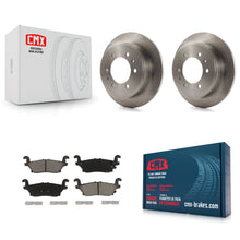 Load image into Gallery viewer, Rear Disc Brake Rotors And Ceramic Pads Kit For Hummer H3 H3T