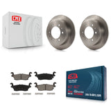 Rear Disc Brake Rotors And Ceramic Pads Kit For Hummer H3 H3T