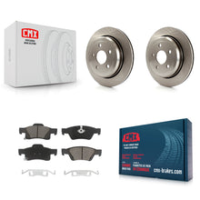 Charger l'image dans la galerie, Rear Disc Brake Rotor &amp; Ceramic Pad Kit For Jeep Grand Cherokee Dodge Durango WK