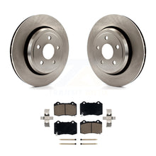 Charger l&#39;image dans la galerie, Rear Disc Brake Rotors And Ceramic Pad Kit For Jeep Grand Cherokee Dodge Durango